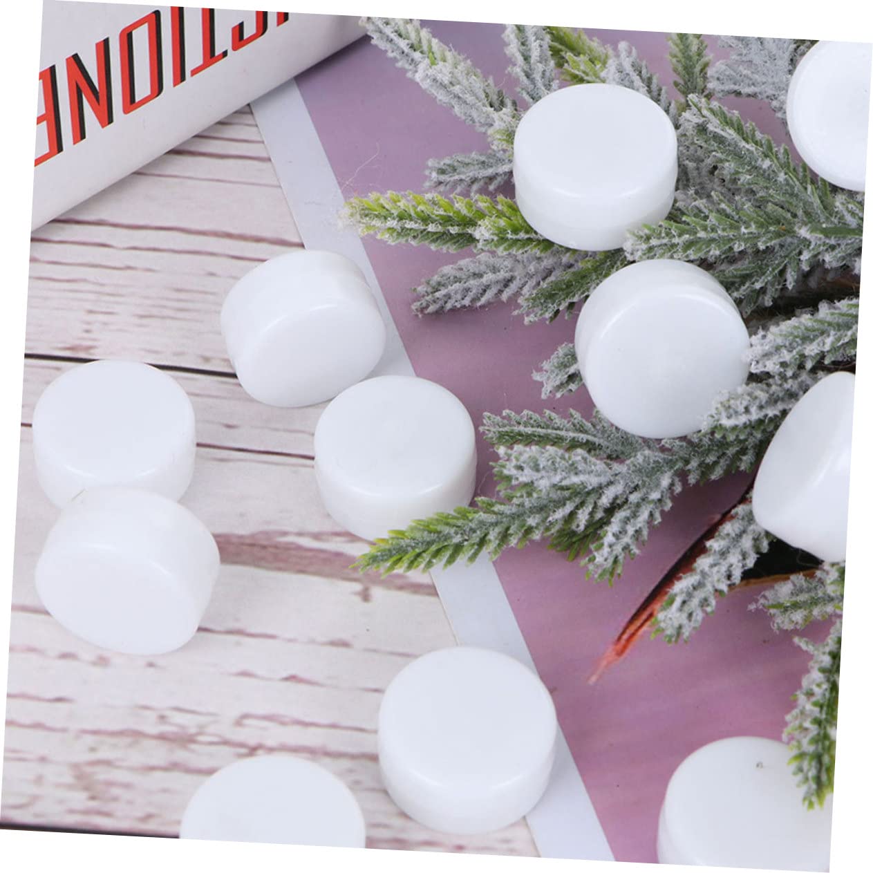 SUPVOX 50Pcs Plastic Rattle Box Insert for DIY Noise Makers 1