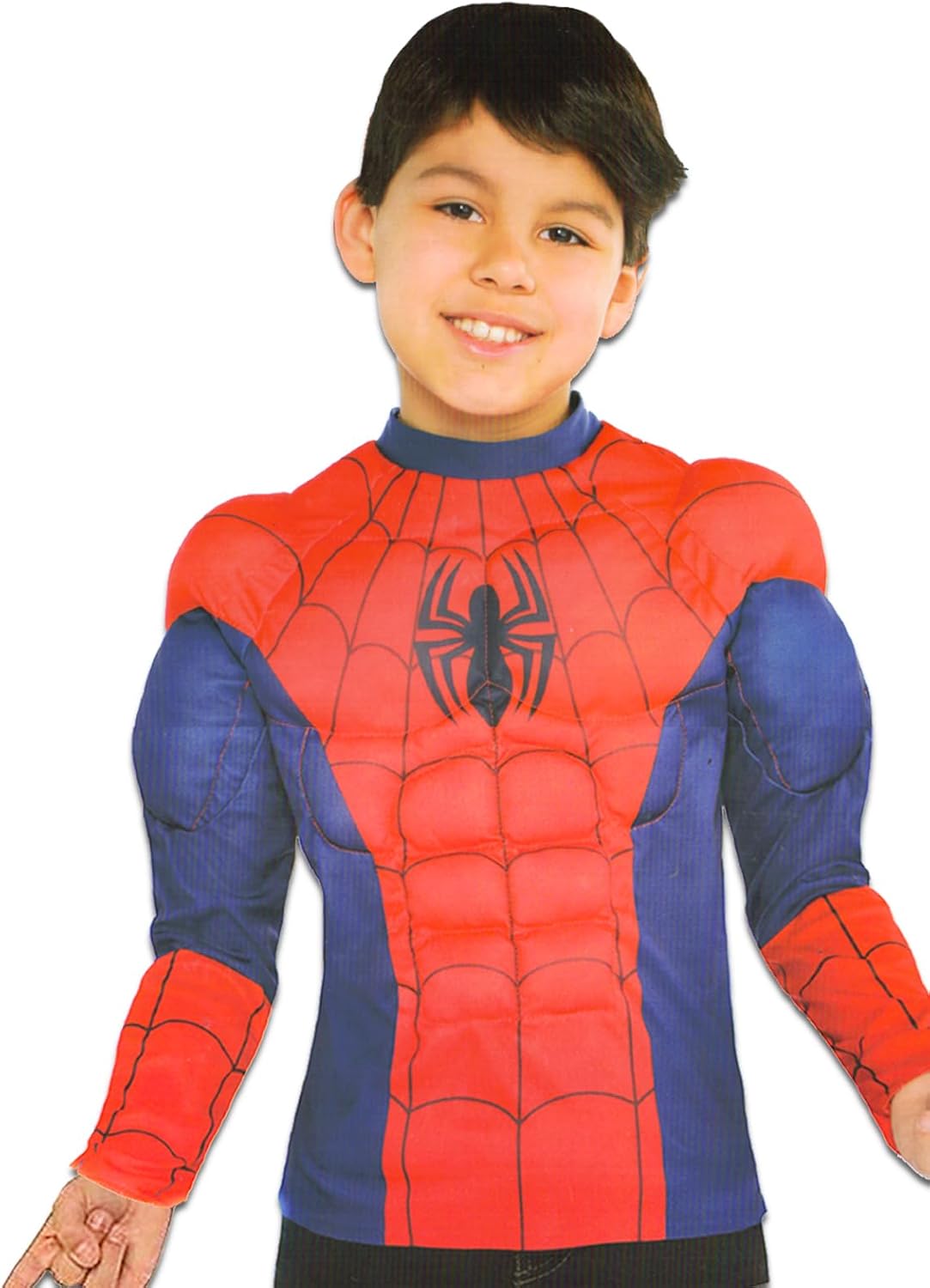Marvel Superhero Costume Shirt for Boys - Padded Muscle Shirt for Halloween
