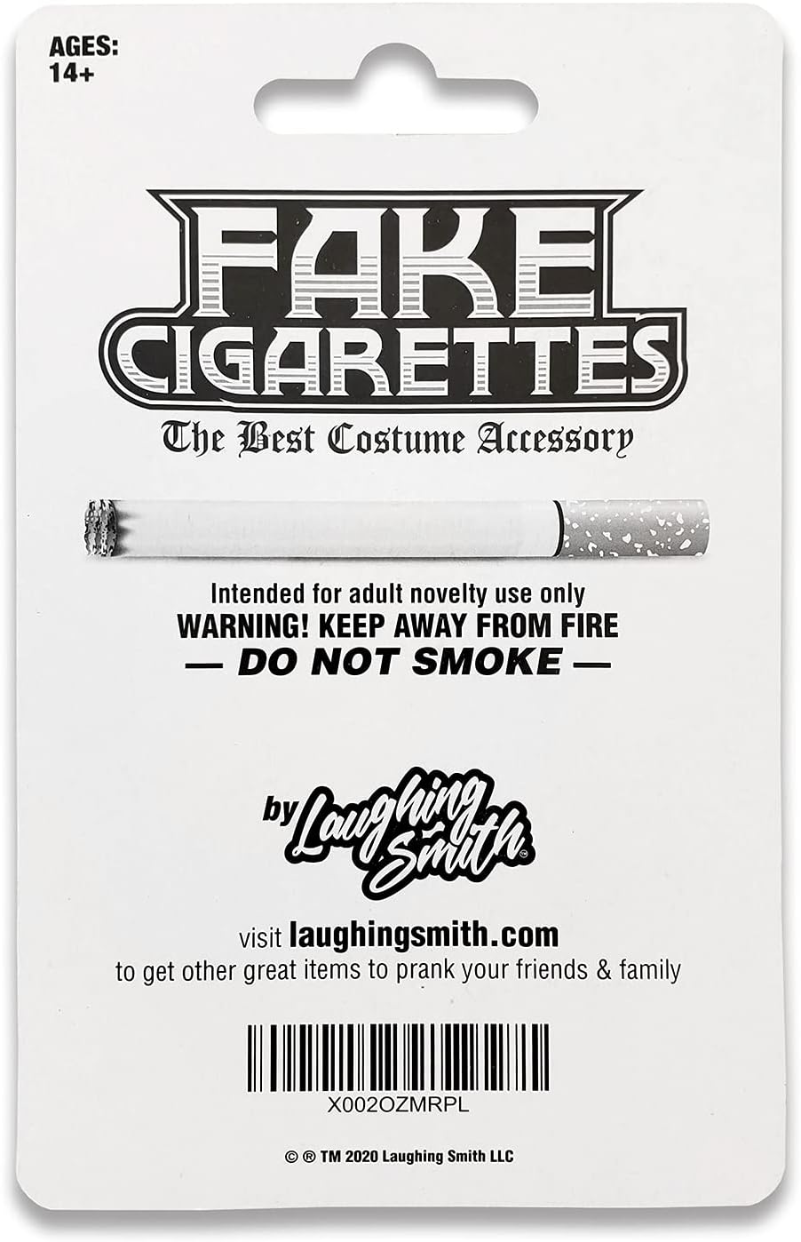 Laughing Smith Fake Cigarettes Pack of 6 Realistic Props