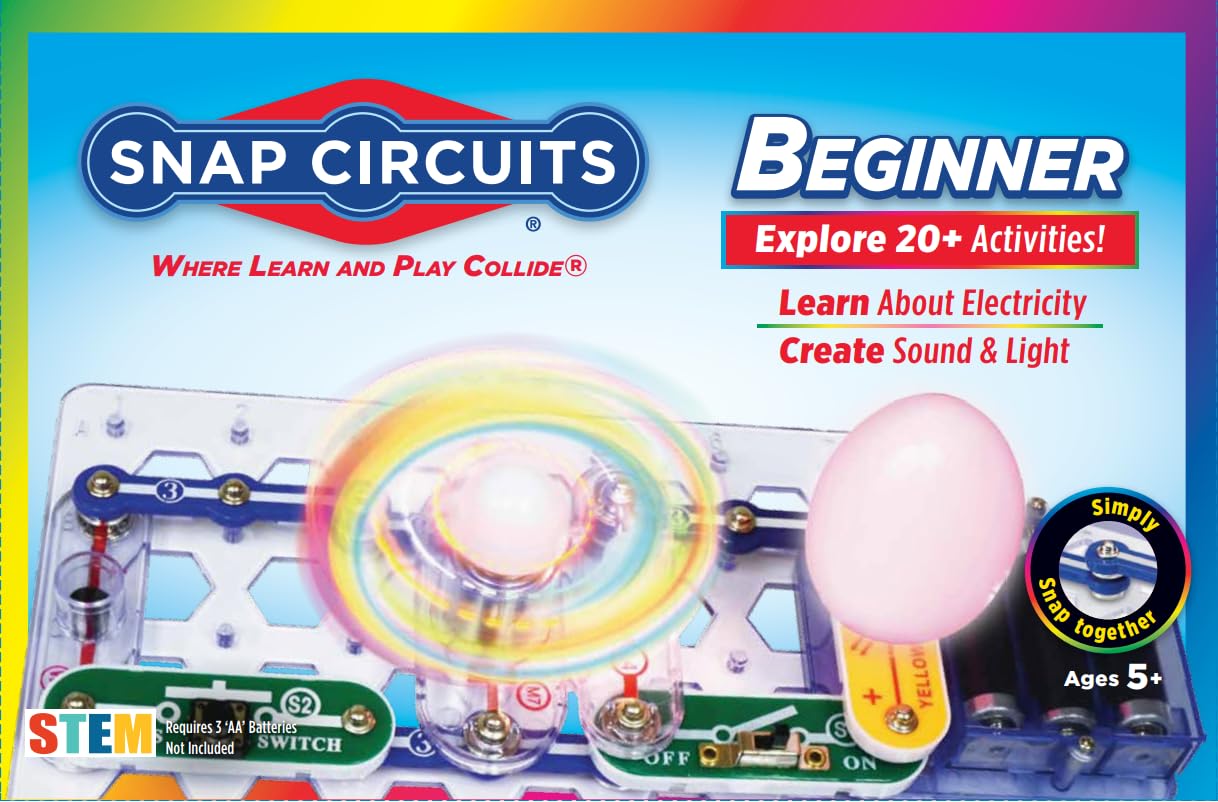 Snap Circuits Beginner STEM Kit for Kids Age 5-9