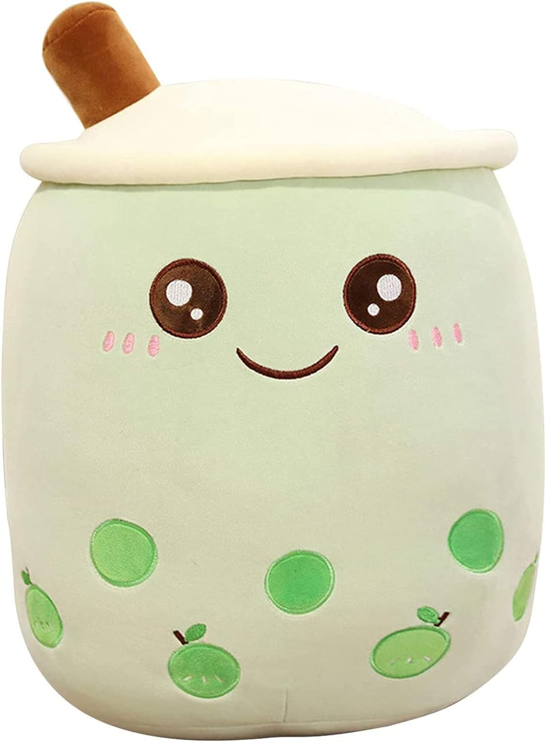 Cute Boba Plushie Pillow with Milk Tea Cup Design