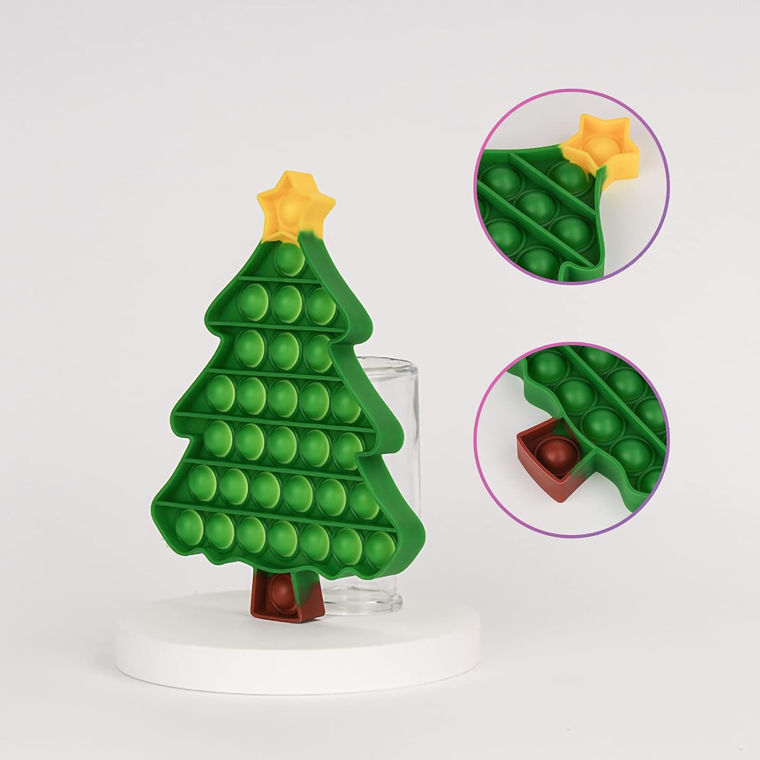Amplelife Christmas Pop Fidget Toys - Santa Gingerbread Man