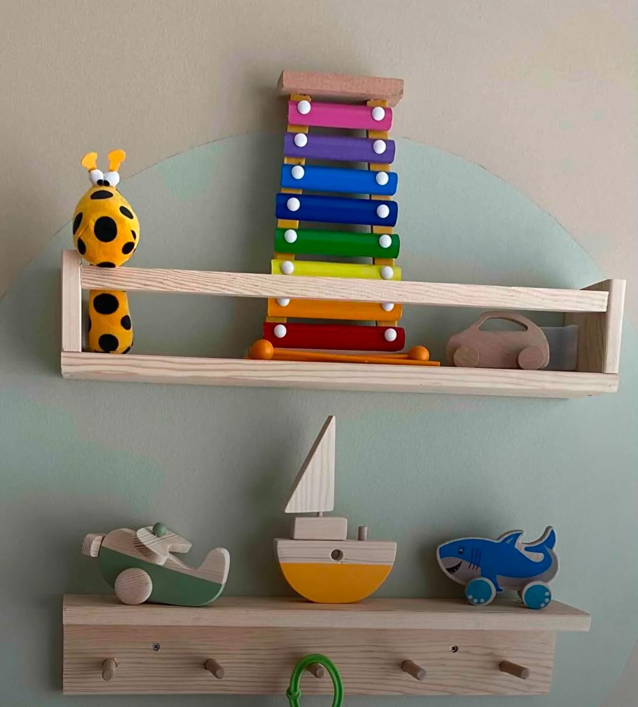 Wooden Airplane Toy for Toddlers Handmade and Safe 1