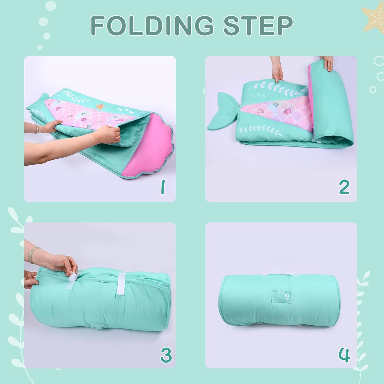 Cloele Toddler Nap Mat with Pillow and Blanket