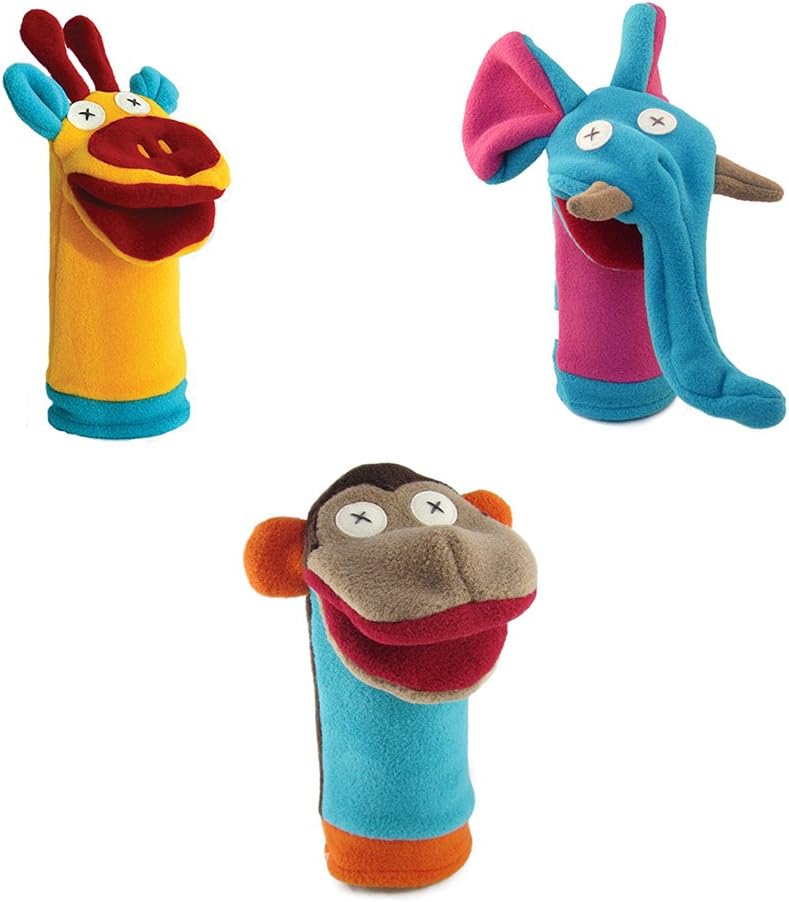 Cate Levi Zoo Collection Hand Puppets Set of 3