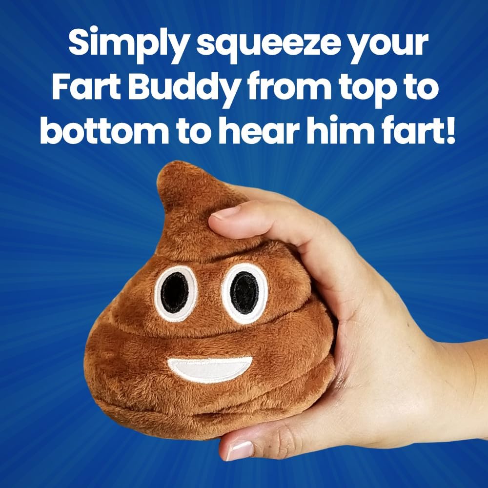 Kamhi World Funny Plush Poop Toy with Fart Sounds