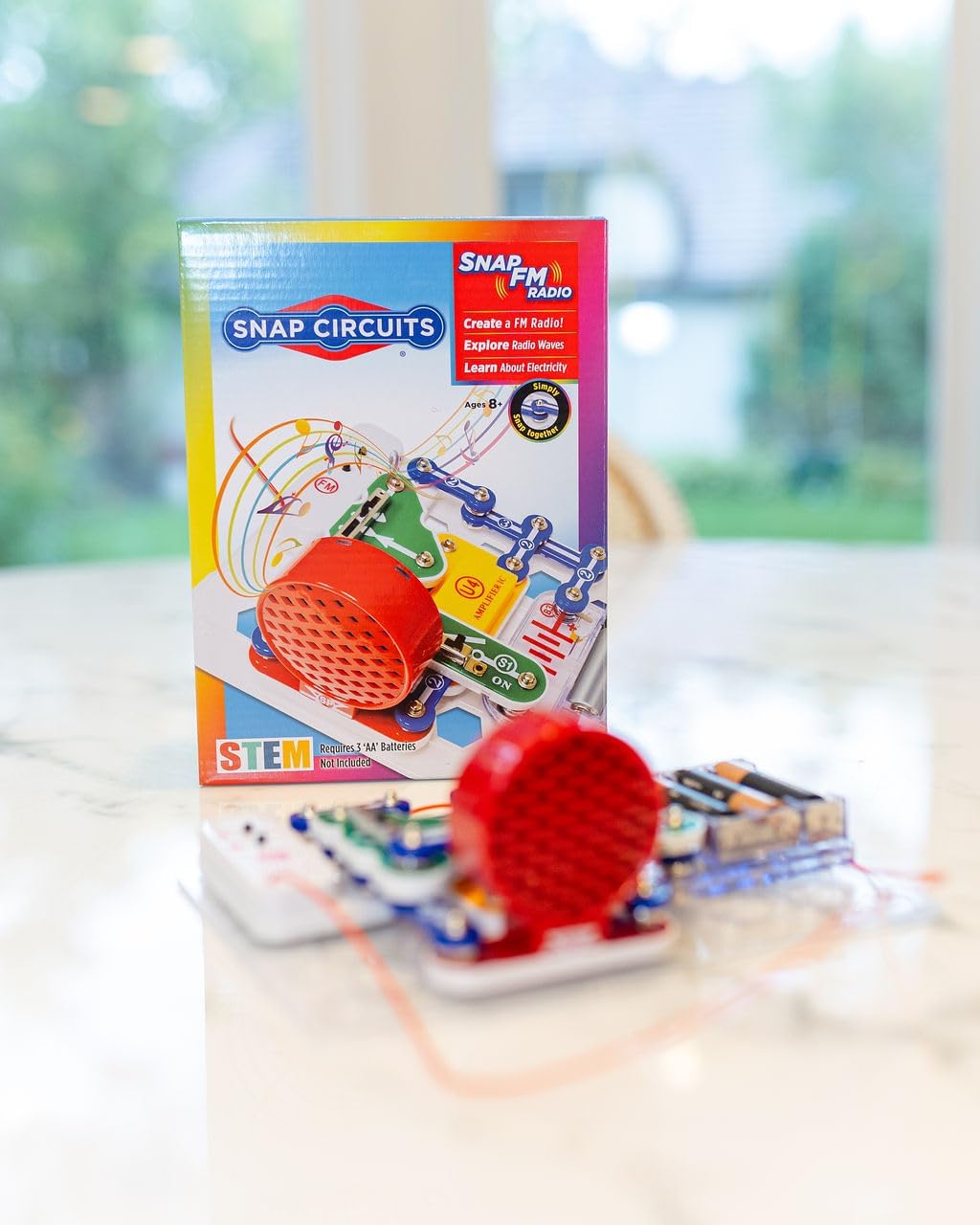 Snap Circuits STEM Toy FM Radio Kit for Kids 8