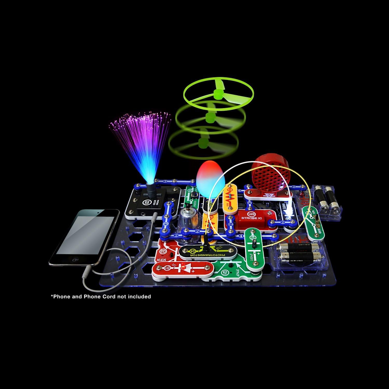 Snap Circuits Light Kit 175 STEM Projects Educational Toy for Kids 8