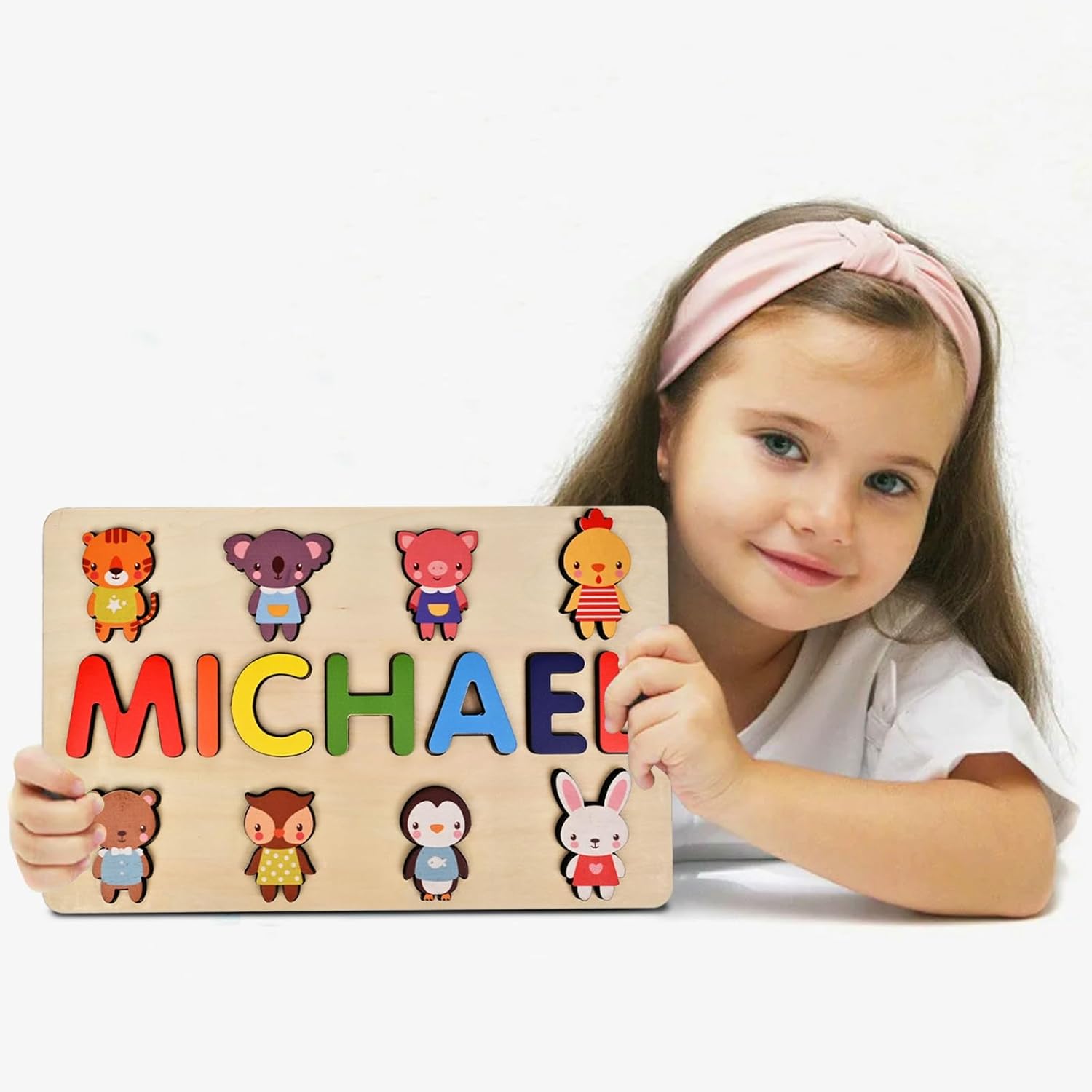 Personalized Wooden Name Puzzles for Kids