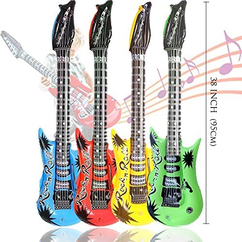 OuMuaMua Rock Star Inflatable Party Set 18 Pieces