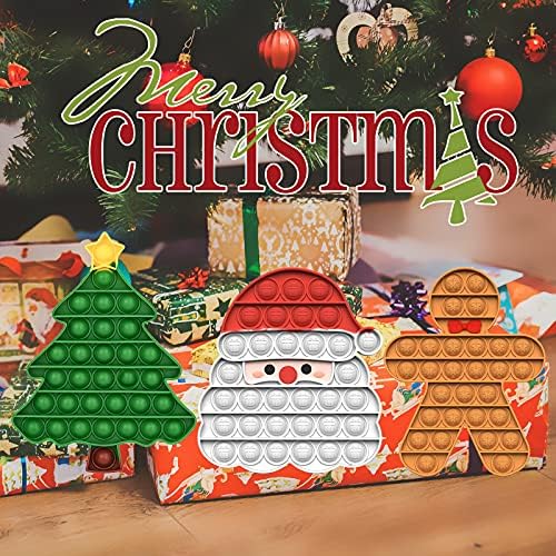 Amplelife Christmas Pop Fidget Toys - Santa Gingerbread Man