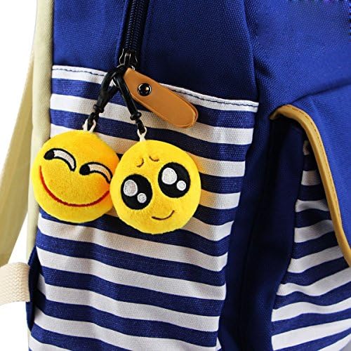 Dreampark 64 Pack Mini Plush Emoticon Keychains