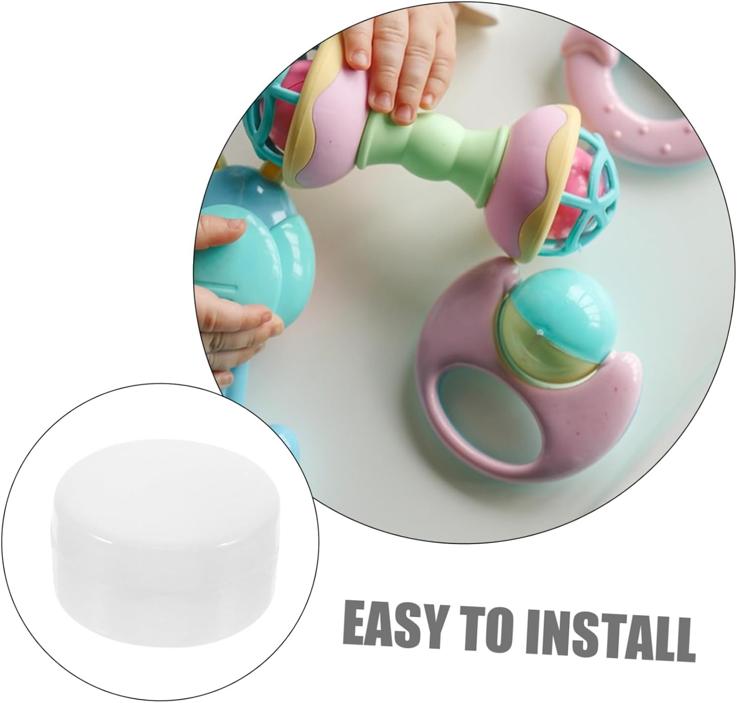 HONMEET Mini Noise Maker Toys 50pcs Squeaker Inserts for Handmade Dolls