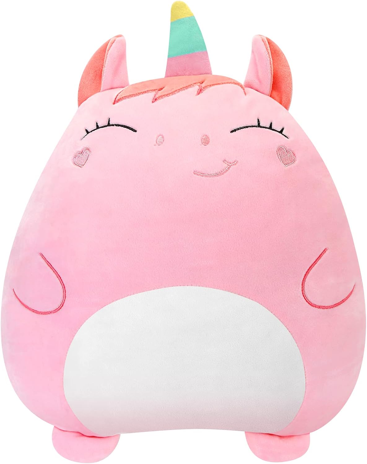LAFTO 16inch Pink Plush Animal Toy Pillow