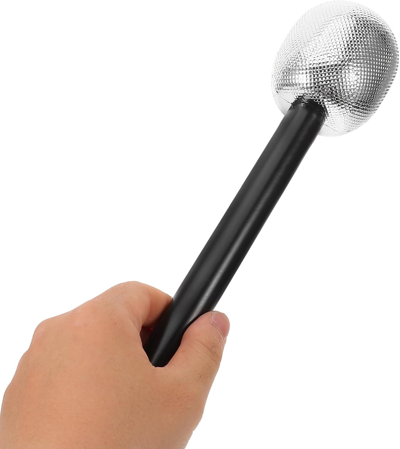 UPKOCH 2pcs Silver Mic Costume Prop for Kids and Halloween
