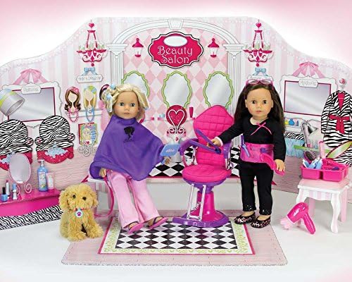 Sophias Hair Salon 30-Piece Set for 18 Dolls