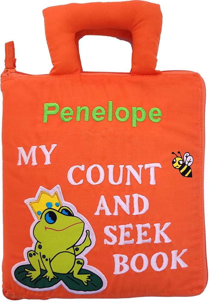 Personalized Count Seek Quiet Book for Toddlers