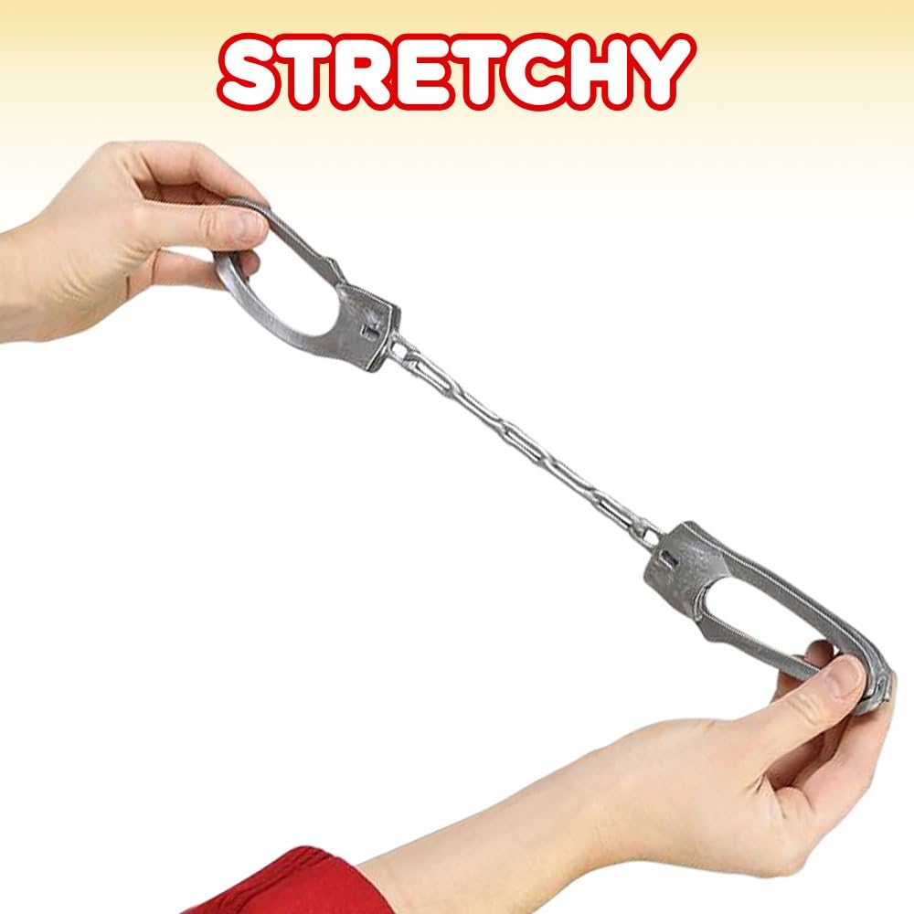 ArtCreativity 105 Inch Stretchy Handcuffs - Pack of 2