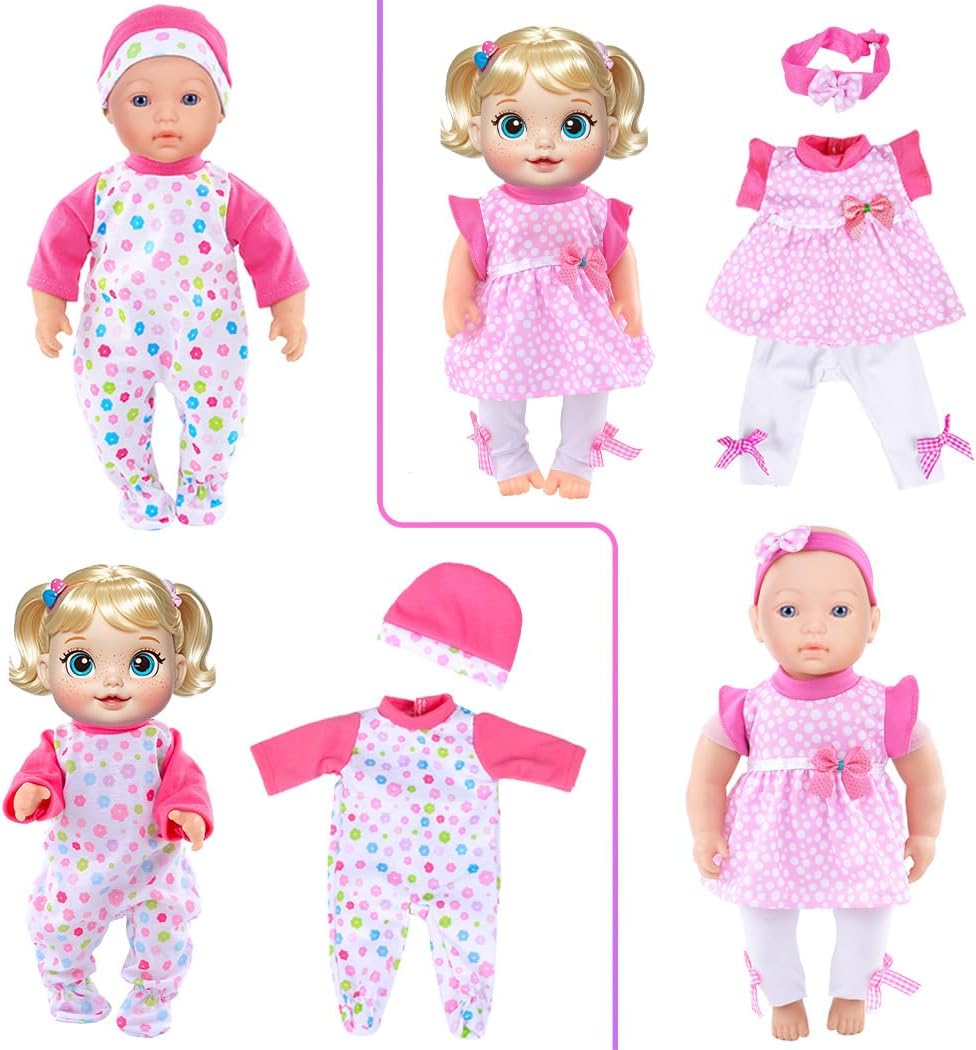 iBayda 10 Sets Baby Doll Clothes Accessories