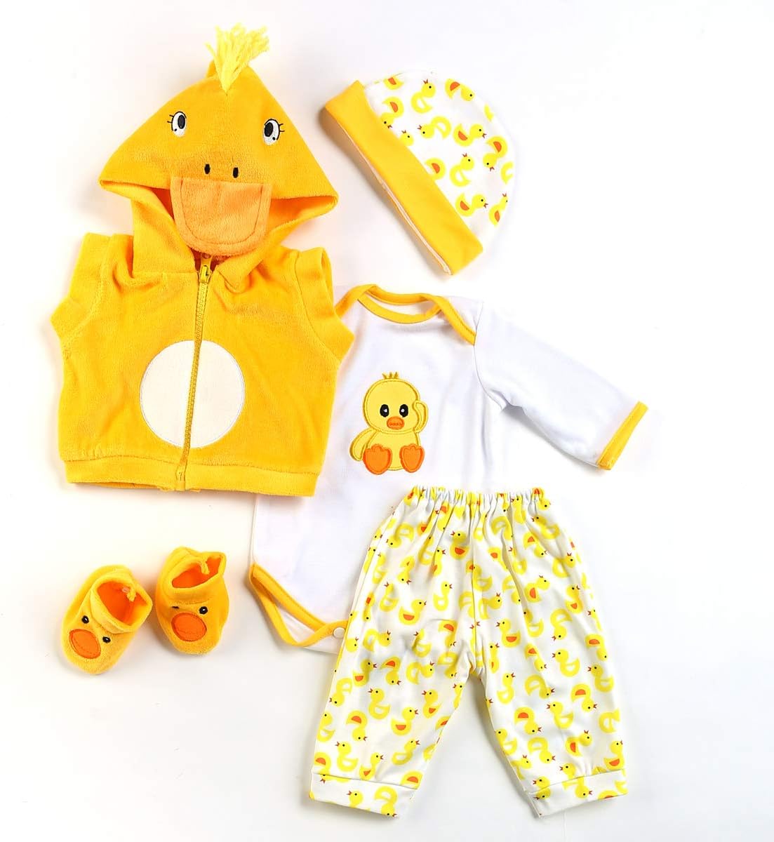 Pedolltree Reborn Baby Doll 22 Outfit 5pcs Set