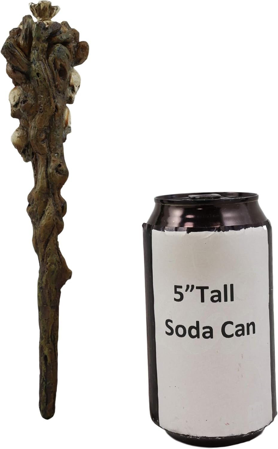 Ebros Magic Wand Fantasy Cosplay Decor Necromancer Skulls