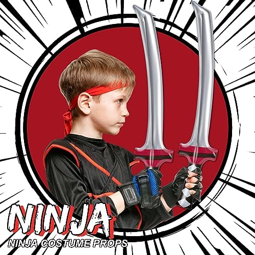 Whaline Inflatable Ninja Samurai Sword Toy Set