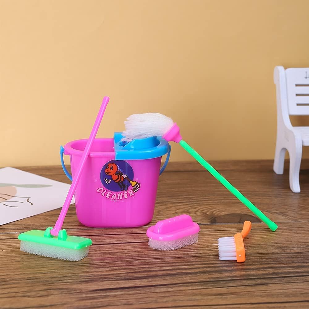 E-TING Miniature Cleaning Set for Dollhouse