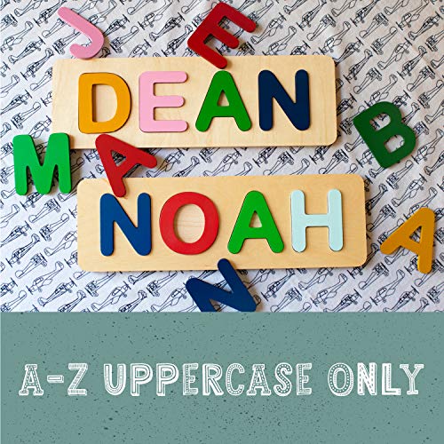 Personalized Wooden Name Puzzle for Kids Up to 12 Letters