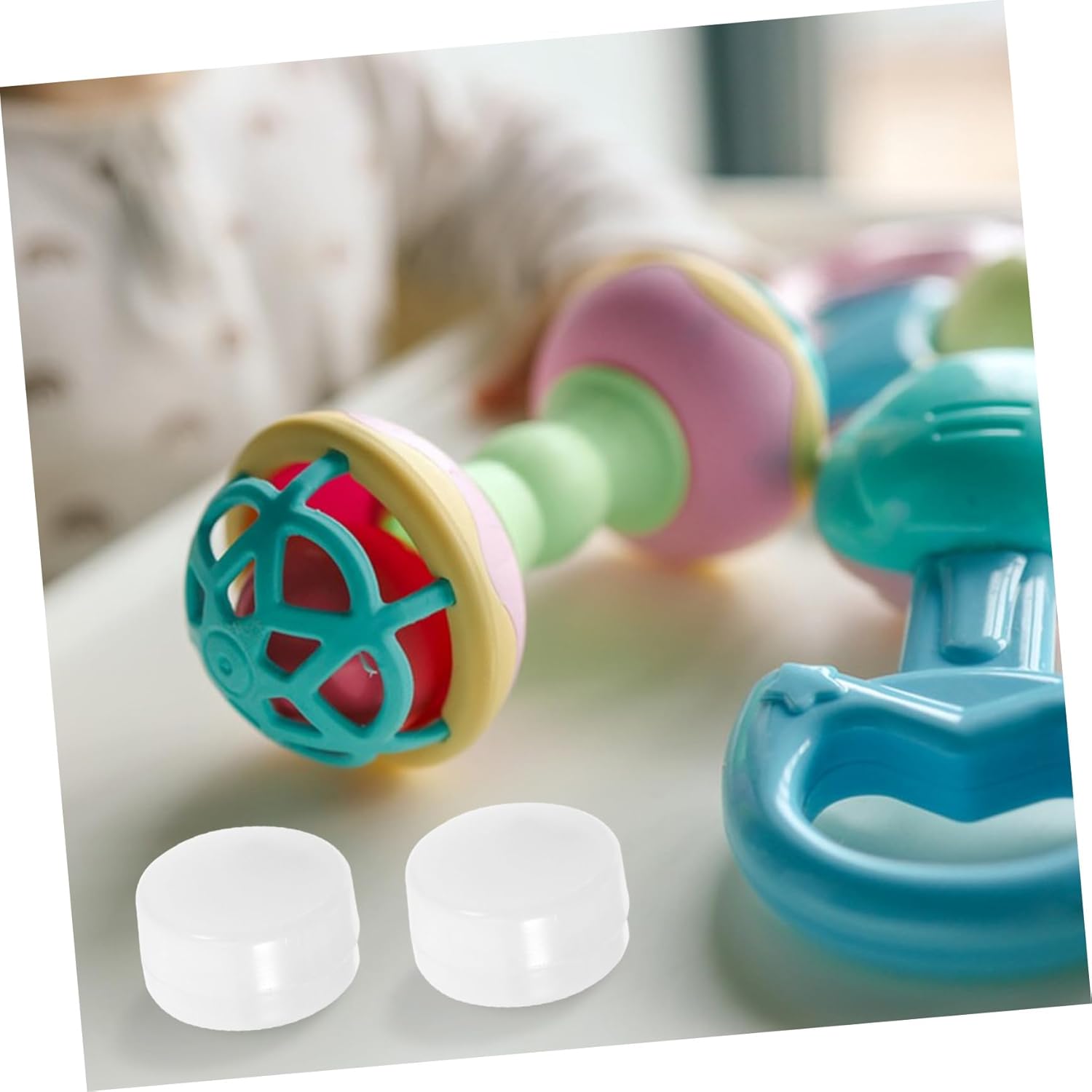 Garneck 50 Pcs Noise Maker Rattle Inserts for Baby Toys
