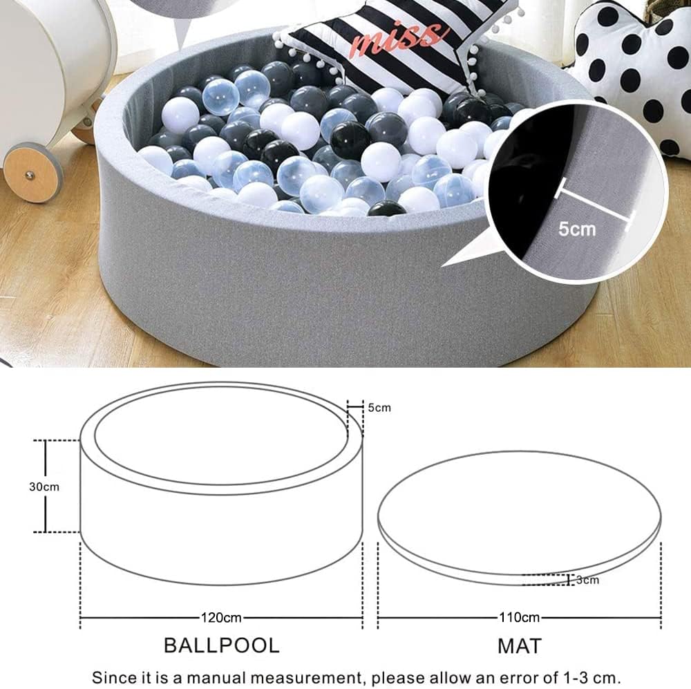 LA FEIER Foam Ball Pit Pool for Toddlers