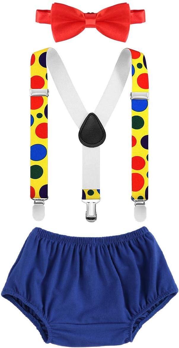IDOPIP Baby Boys Circus Costume 1st Birthday Set