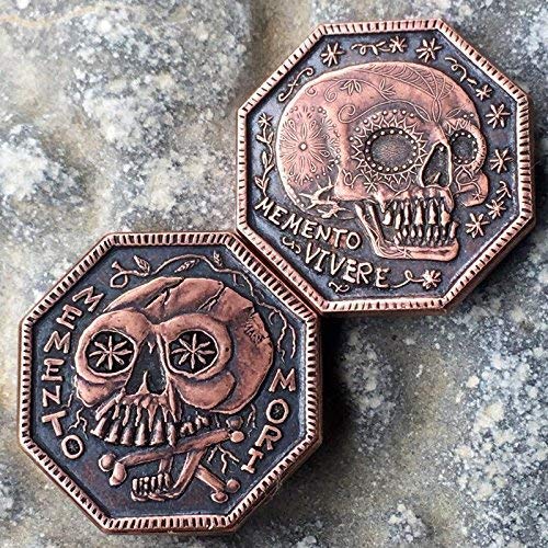 Memento Mori Copper Reminder Coin - 1 Inch