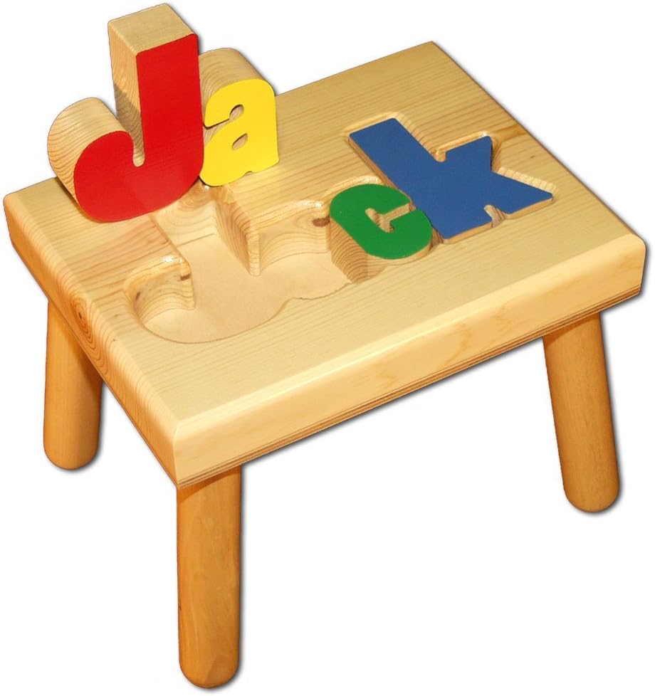 Damhorst Toys Personalized Name Puzzle Stool 1