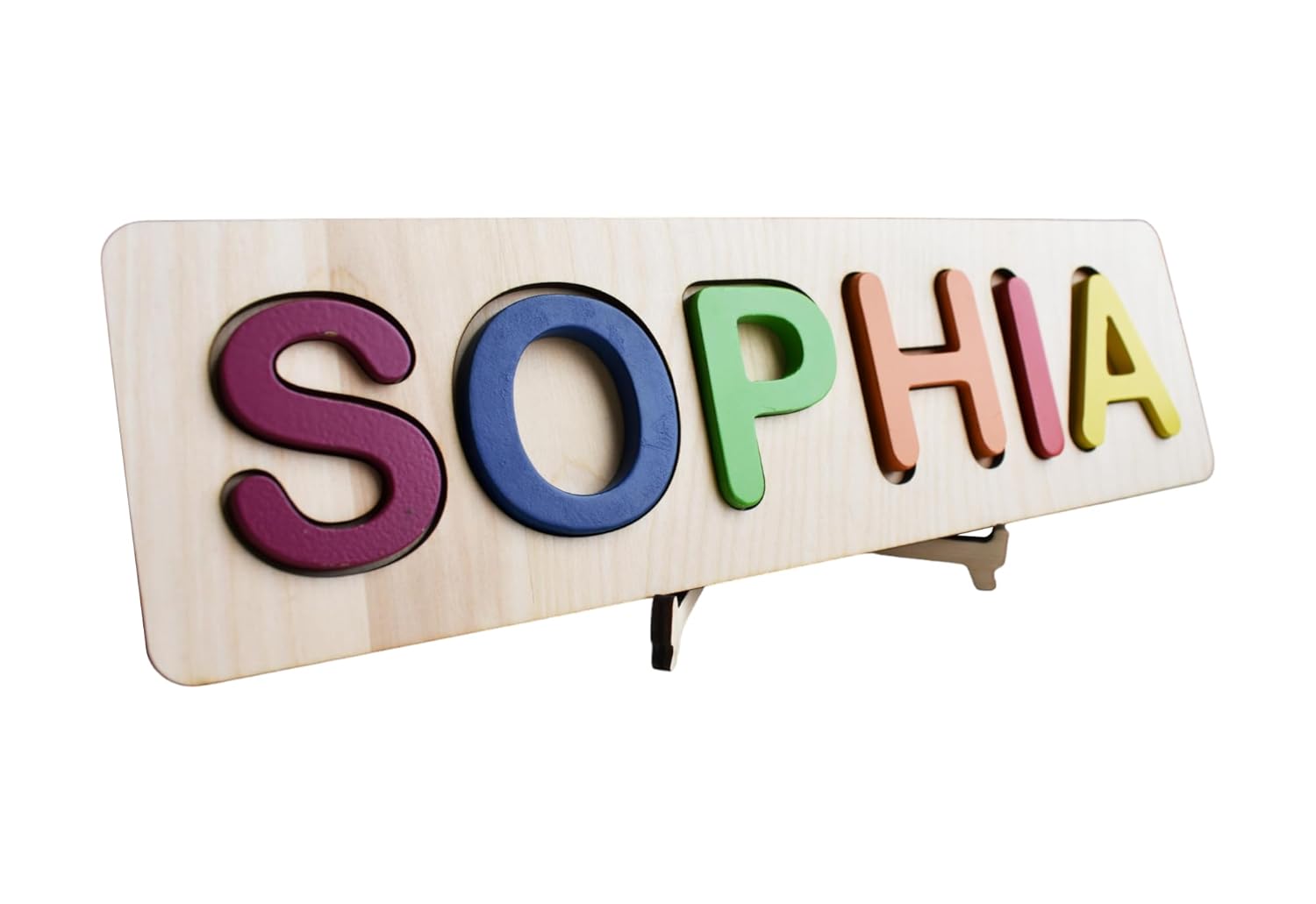 Personalized Wooden Name Puzzle for Toddlers