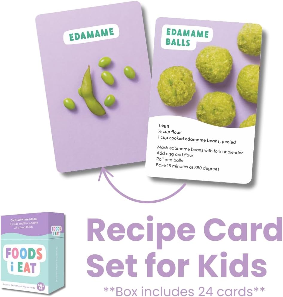 Daddy Me Recipe Card Set for Healthy Kids 2-8 Years