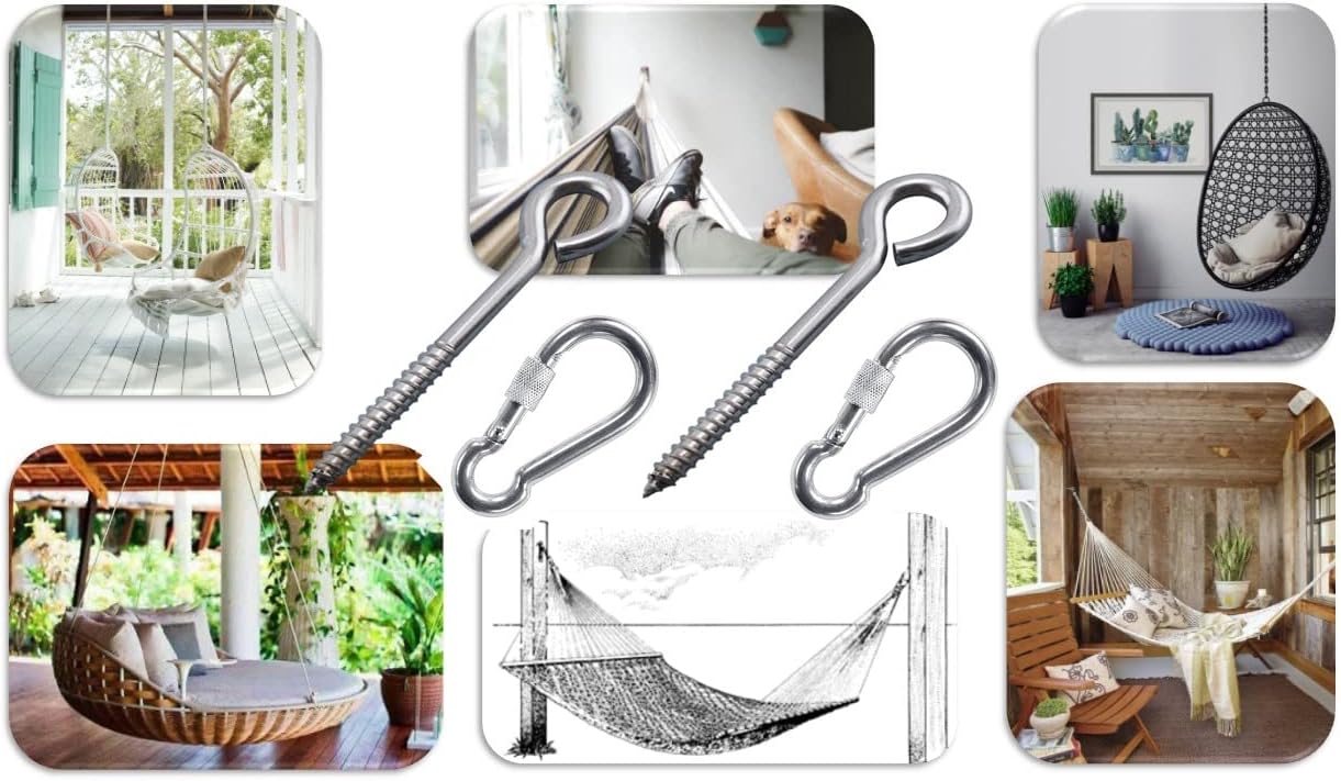 Heavy Duty Hammock Kits with Locking Carabiners