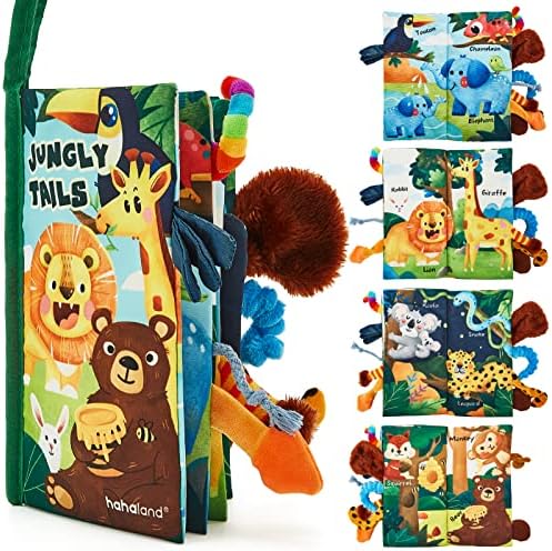 hahaland Baby Books 0-12 Months Touch Feel Learning Toy