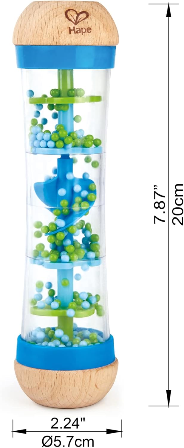 Hape Beaded Raindrops Musical Toy Blue