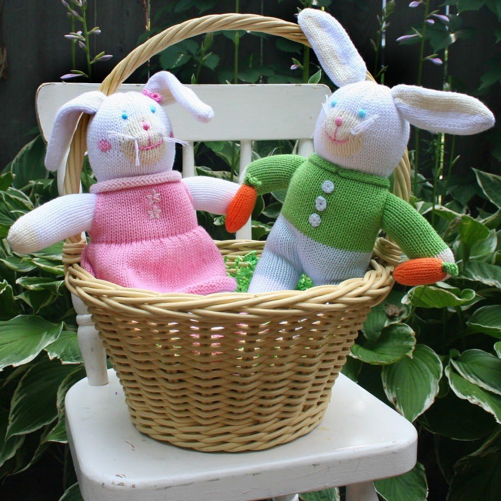 ZUBELS Baby Girls Pish Posh Harriet The Bunny Toy 12-Inch Plush