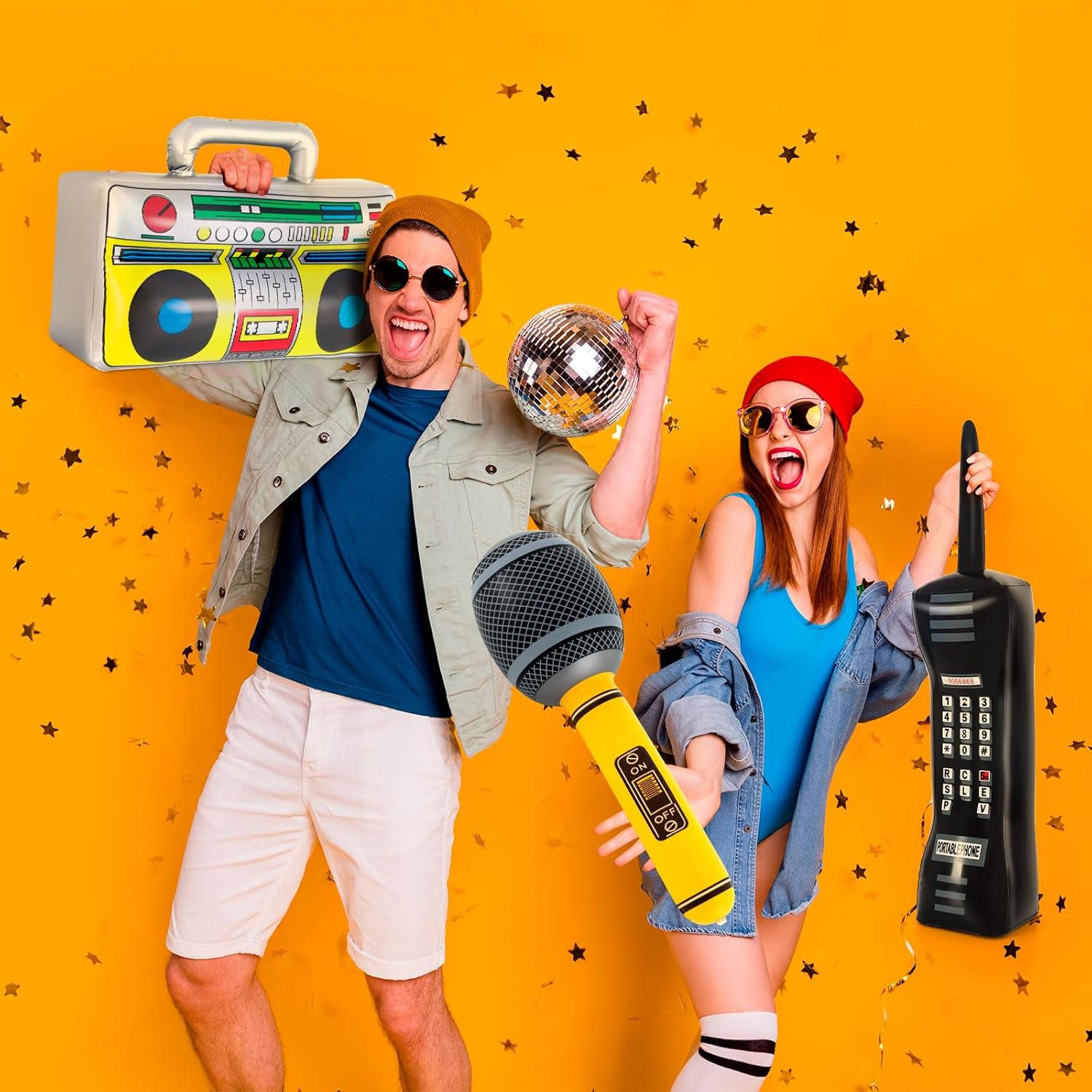 YOTHORN Retro Inflatable Phone Radio Set