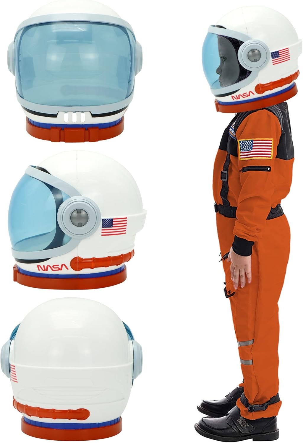 Astronaut Helmet with Blue Visor Rocket Ship Play Tent for Kids
