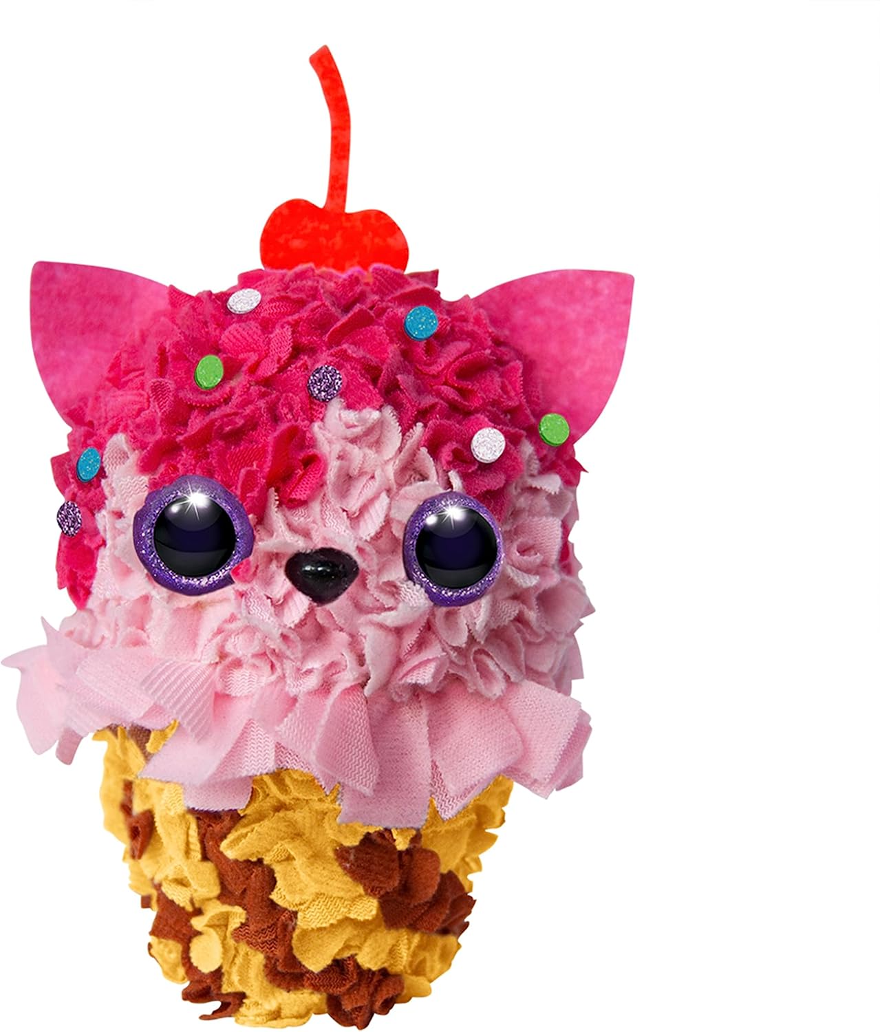 Orb Factory 3D Ice Cream Cat Plush Craft Kit