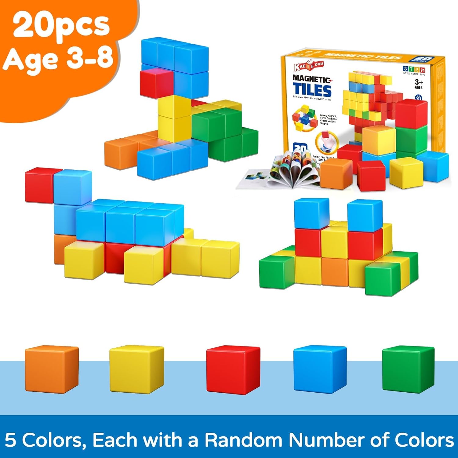 Magnetic Blocks for Kids Ages 3-8 STEM Learning Toy 1