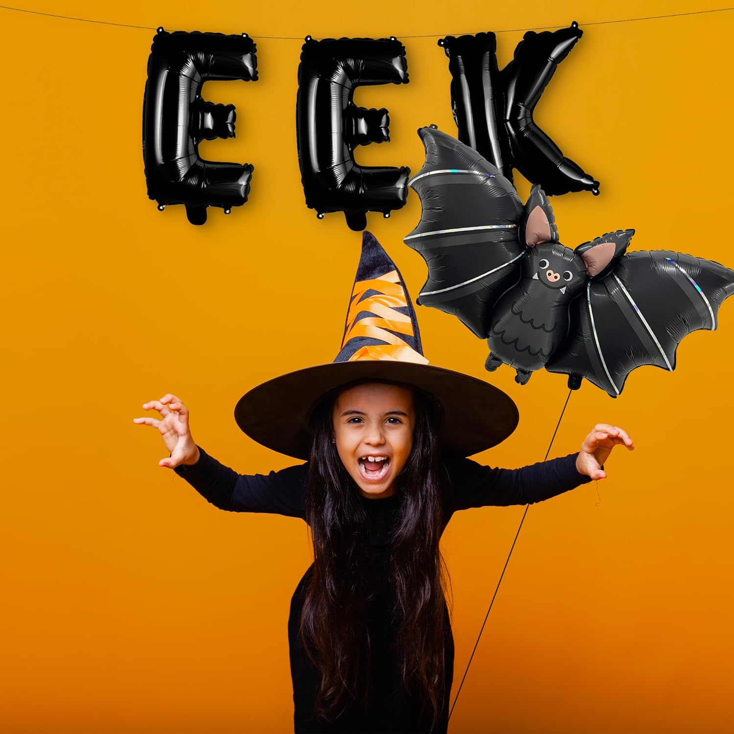 HOUSE OF PARTY 40 Inch Halloween Bat Foil Balloons Set
