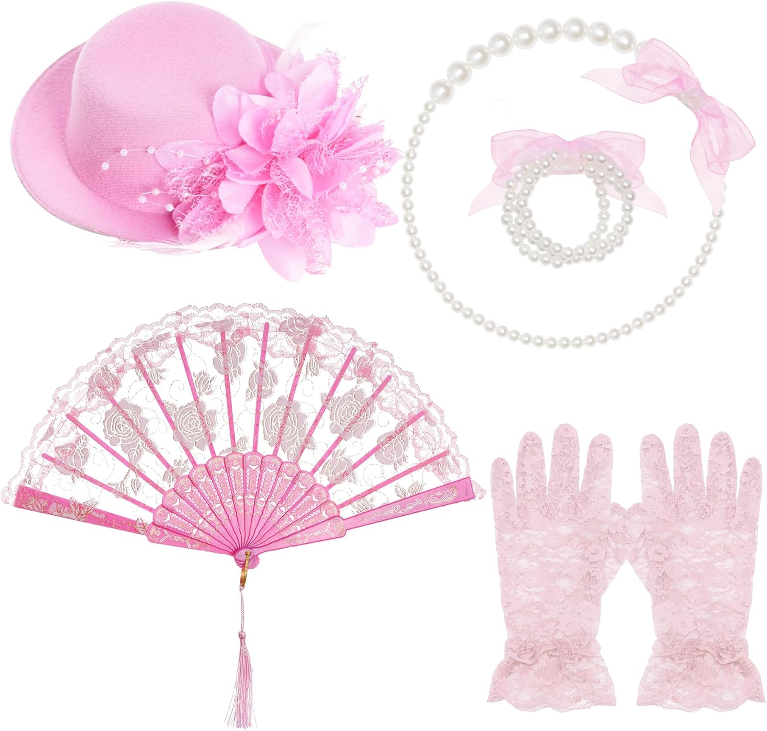 OBMWANG 5-Piece Tea Party Accessories Set for Kids