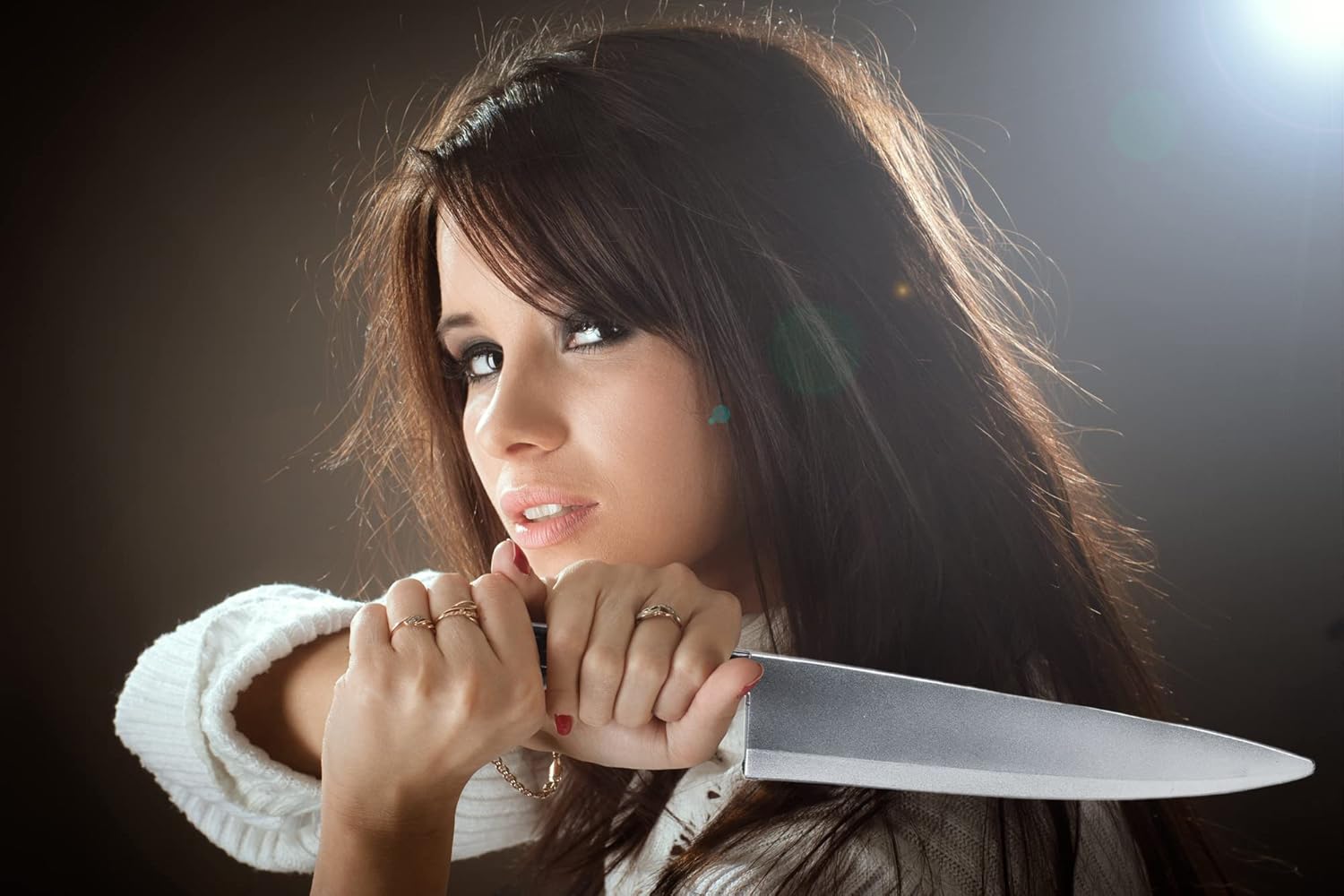 Skeleteen 12 Realistic Kitchen Knife Prop