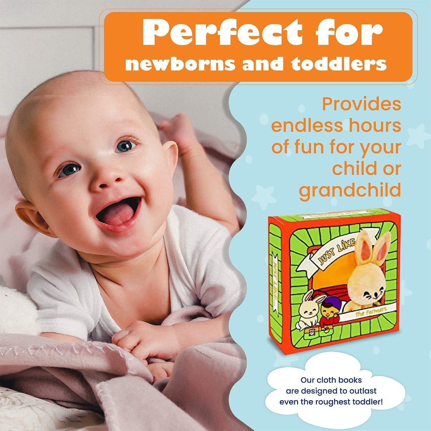 ToBe ReadyForLife Baby Books for 0-12 Months