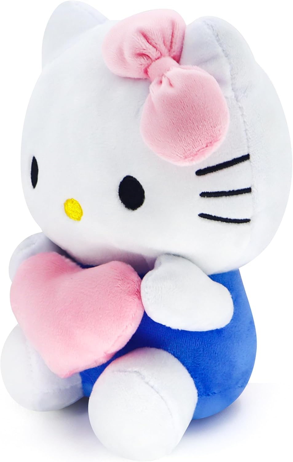 Kawaii Love Plush Toy with Heart Pillow Blue