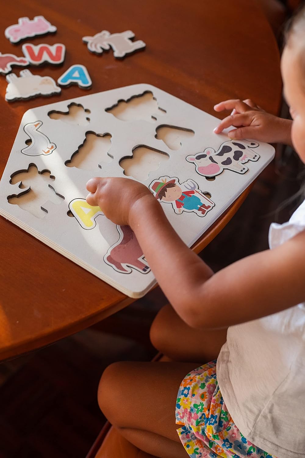 BeGenuine Wooden Name Puzzle for Kids