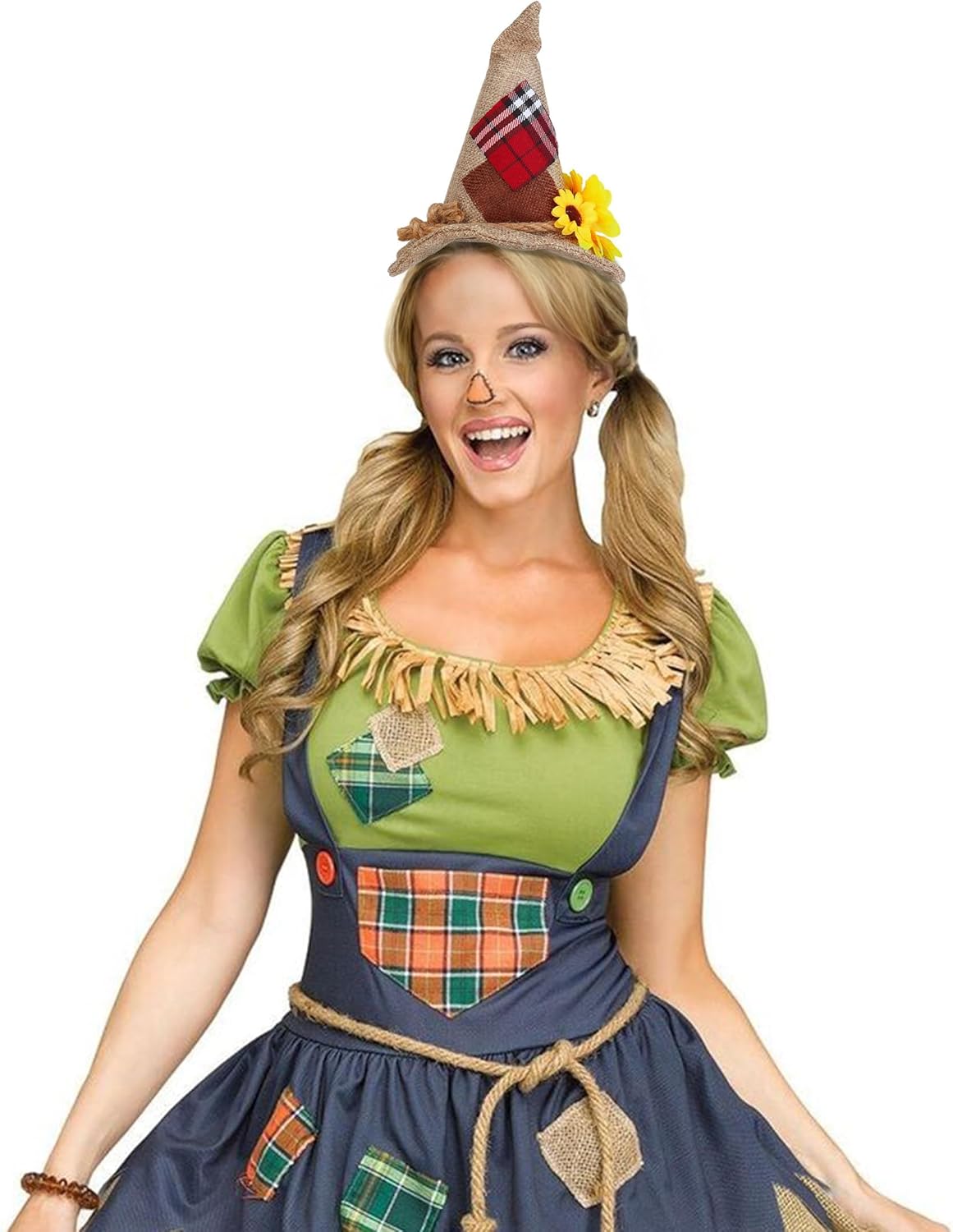 KEPATO Scarecrow Costume Set Women Halloween